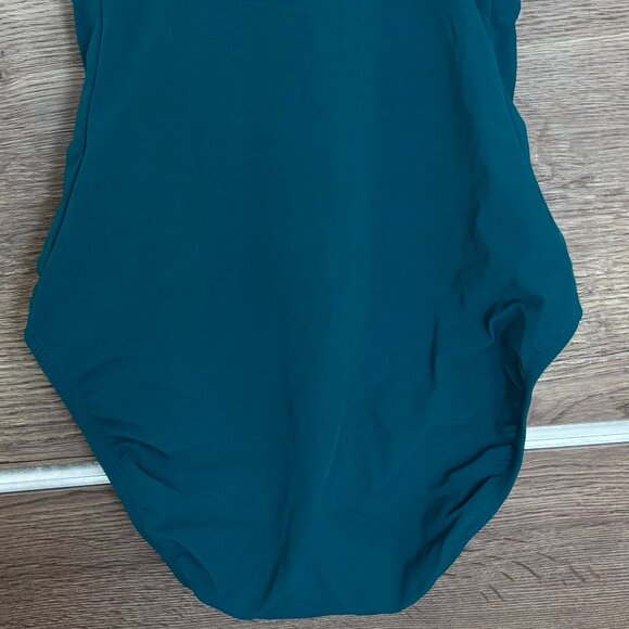 Lisa Curran Teal Blue One Piece Swimsuit - NWT - Picture 5 of 11